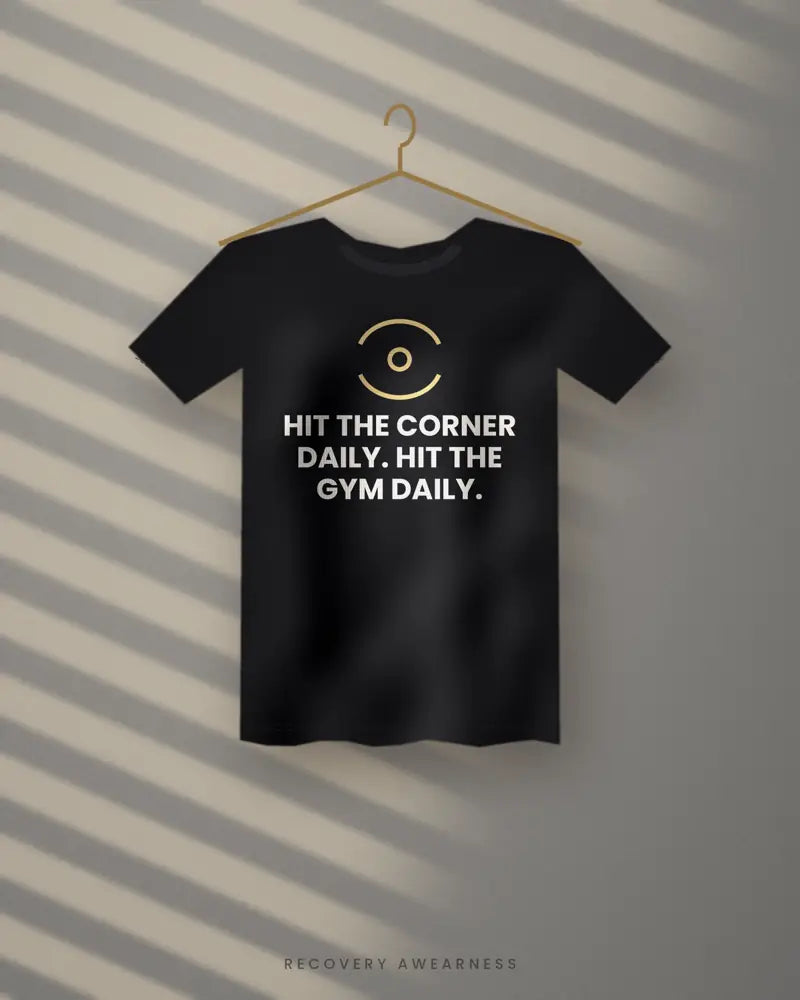 Hit The Gym Daily sober gym shirt
