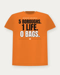 5 Boroughs. 1 Life. 0 Bags. — Starfish Colorway Tee