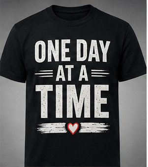Healing Happens One Day at a Time. — Recovery T-Shirt