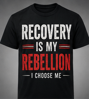 Recovery Is My Rebellion. — Recovery T-Shirt