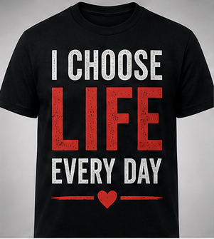 Choose Life. Choose Recovery. — Recovery T-Shirt