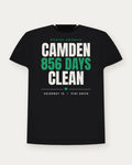 Camden 856 Days Clean — Pine Green Colorway Tee