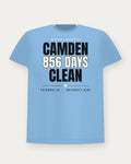 Camden 856 Days Clean — University Blue Colorway Tee