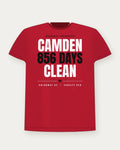 Camden 856 Days Clean — Varsity Red Colorway Tee