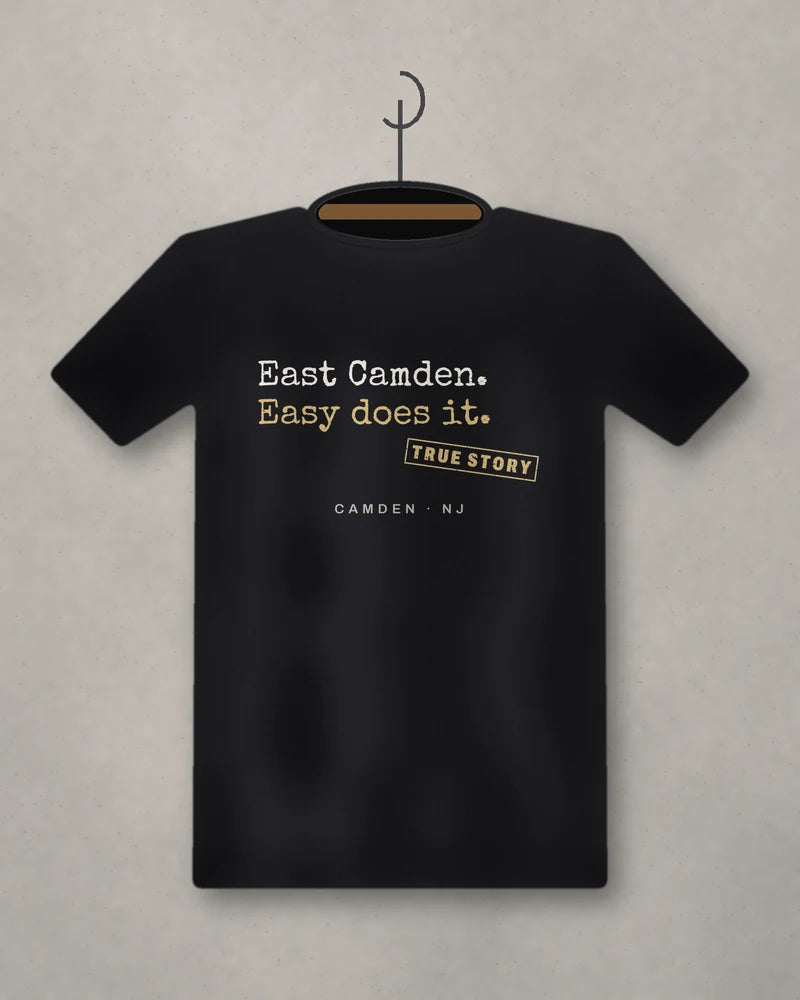 East Camden. Easy Does It. — black tee