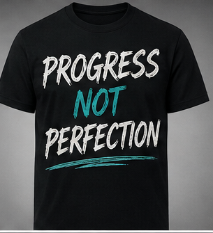 Progress Over Perfection. — Recovery T-Shirt