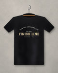 From The Methadone Line To The Finish Line — black tee