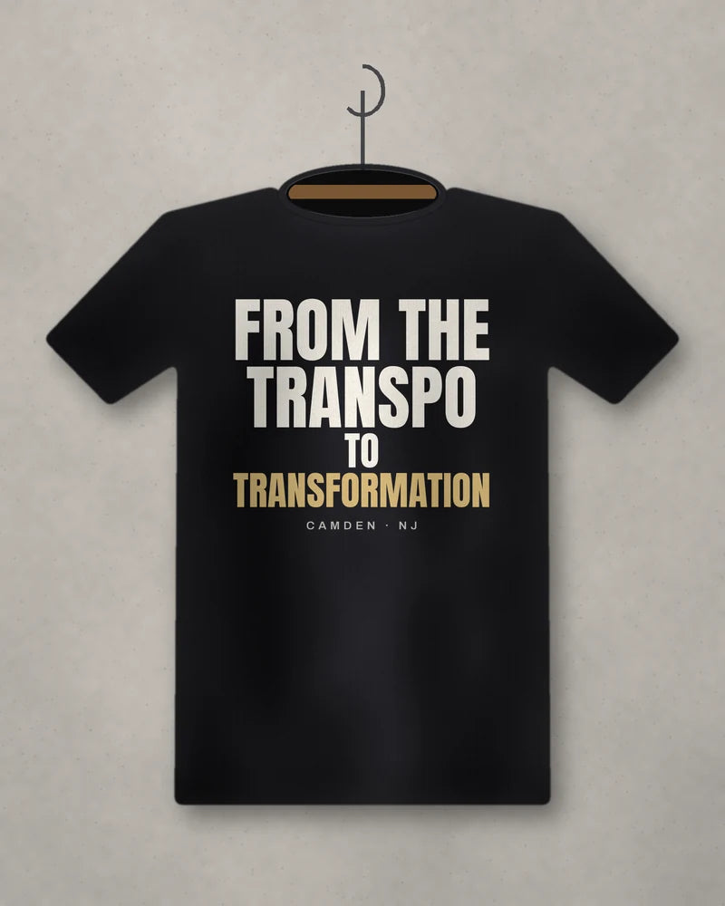 From The Transpo To Transformation — black tee