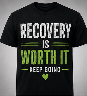 Recovery Isn't Pretty. It's Worth It. — Recovery T-Shirt
