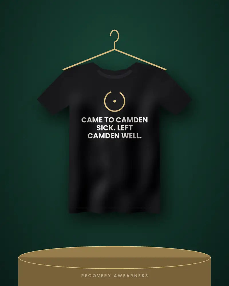 Came To Camden Sick. Left Camden Well. — black tee