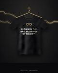 Blows By The Bag. Blessings By The Day. — black tee