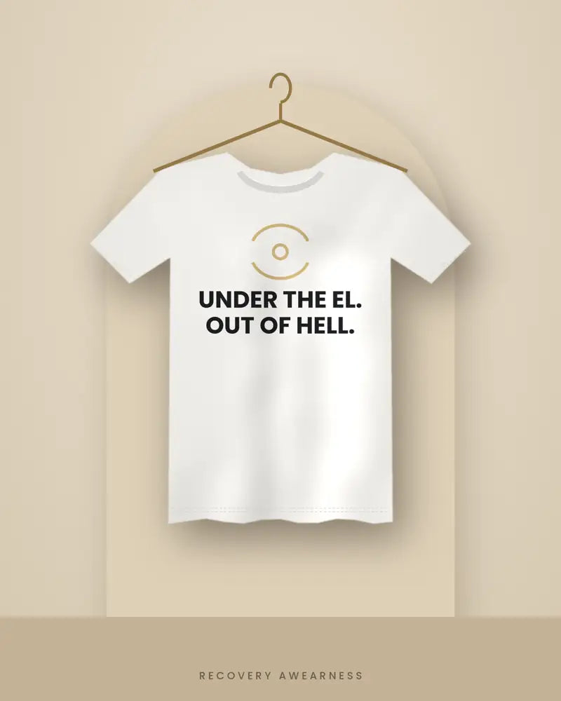 Under The El. Out Of Hell. — white tee