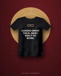 Nodded Under The El. Now I Ride It To Work. — black tee