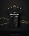 5 Boroughs. 1 Life. 0 Bags. — black tee