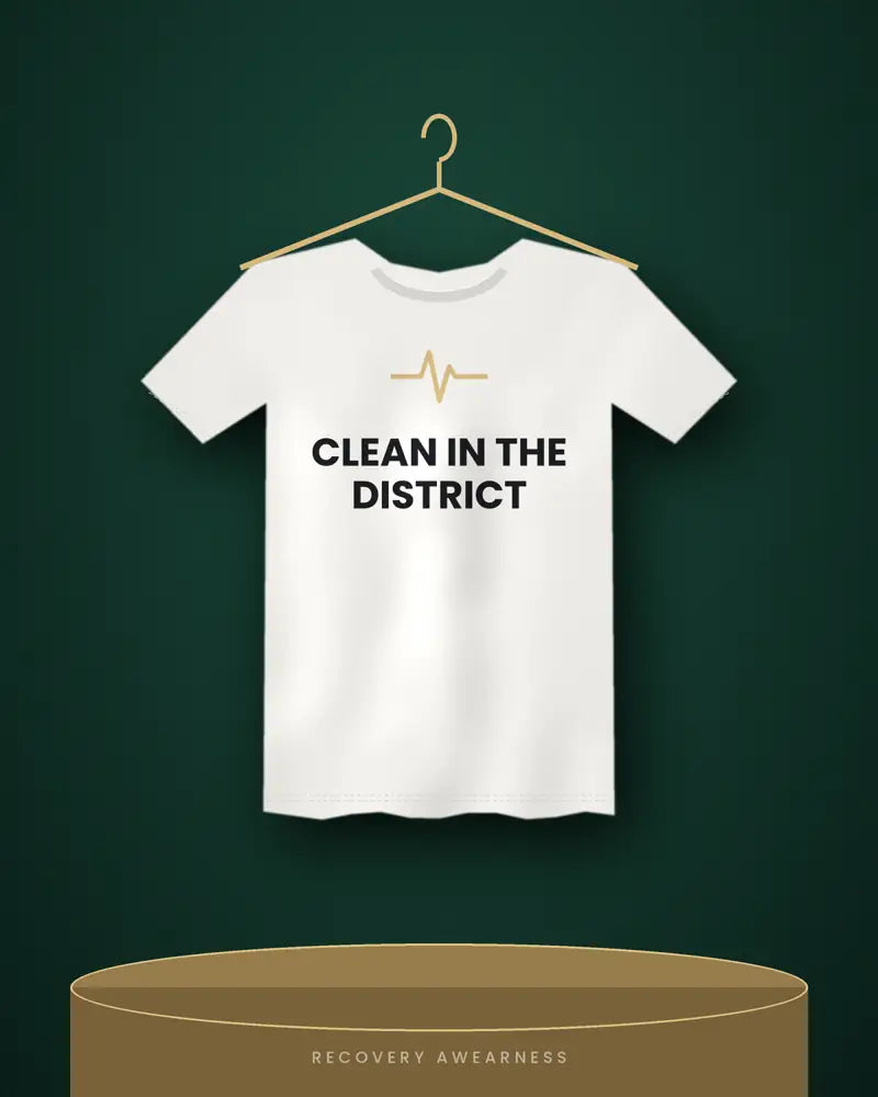 Clean In The District — white tee