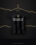 From Black Tar To Gold Stars — black tee