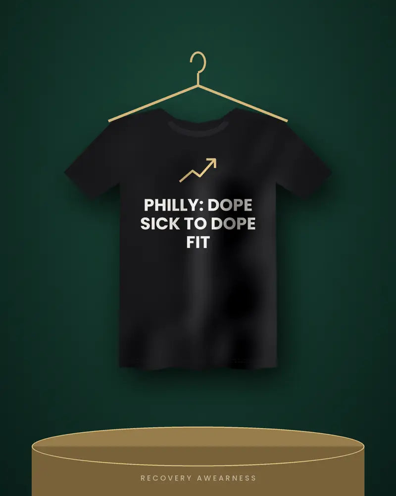 Philly: Dope Sick To Dope Fit — black tee