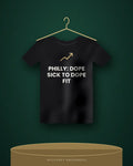 Philly: Dope Sick To Dope Fit — black tee