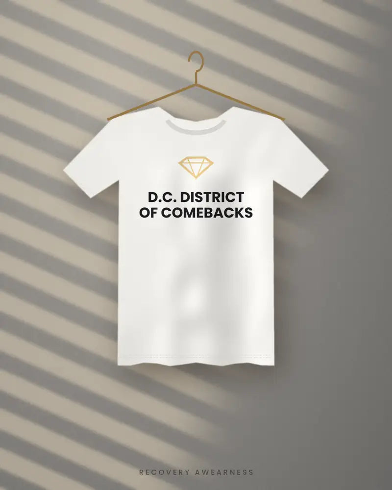 D.C. District Of Comebacks — white tee