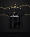 Deep Dish. Deeper Faith. — black tee