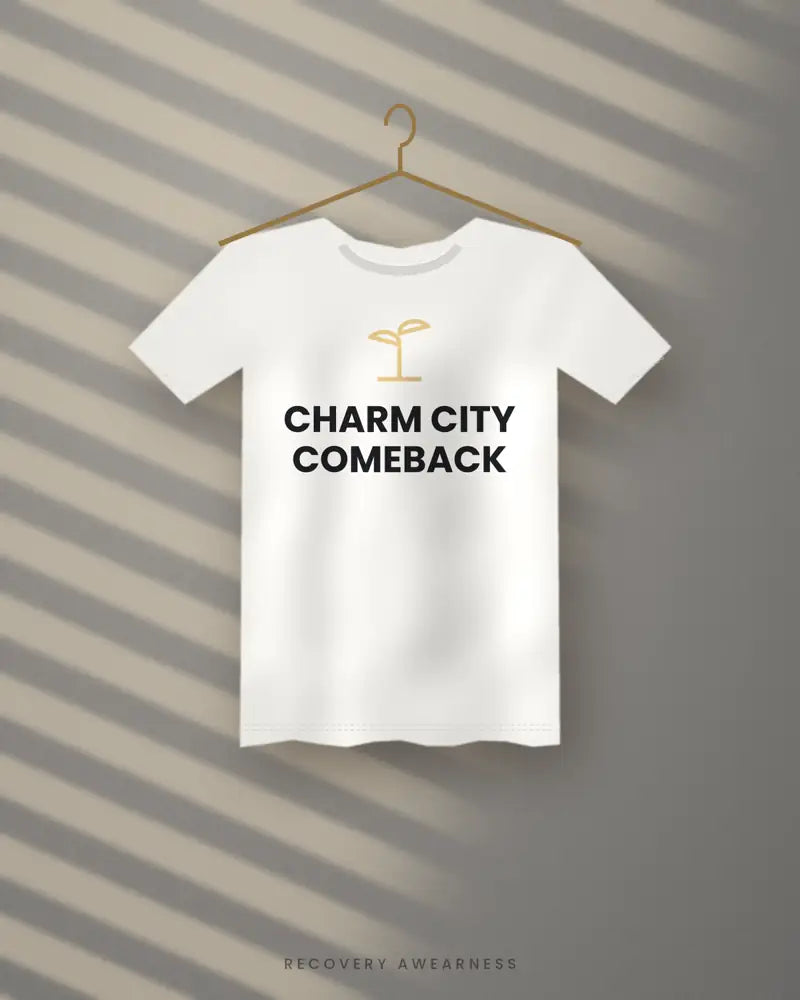 Charm City Comeback — white tee