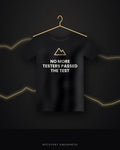 No More Testers Passed The Test — black tee