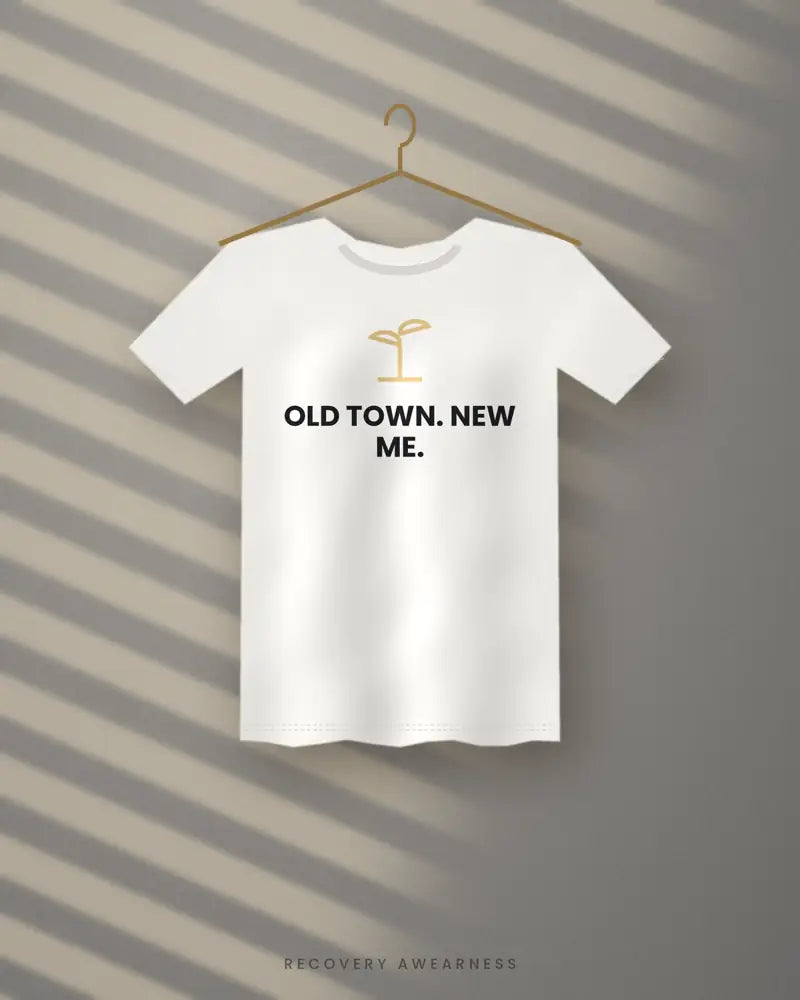 Old Town. New Me. — white tee