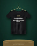 Kicked Dope. Kicking Doors Open. — black tee