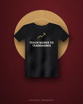 Track Marks To Trademarks — black tee