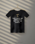 They Called Me Junkie. Now They Call Me Coach. — black tee
