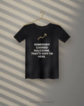 Somebody Carried Naloxone. That's Why I'm Here. — black tee