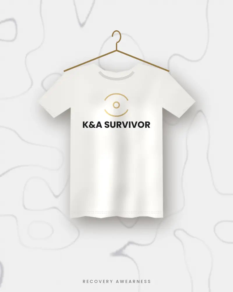 K&A Survivor — white tee