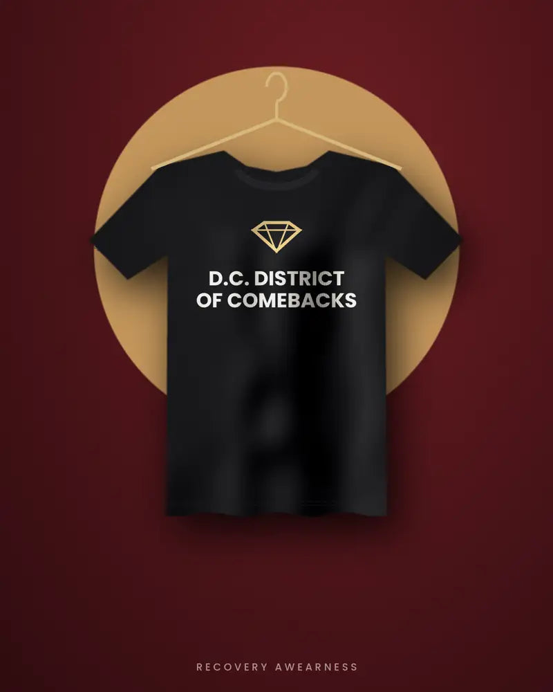 D.C. District Of Comebacks — black tee