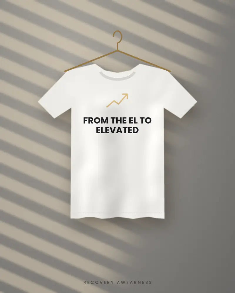 From The El To Elevated — white tee