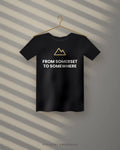 From Somerset To Somewhere — black tee