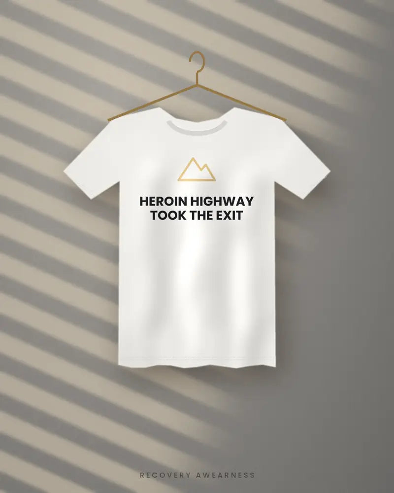 Heroin Highway Took The Exit — white tee