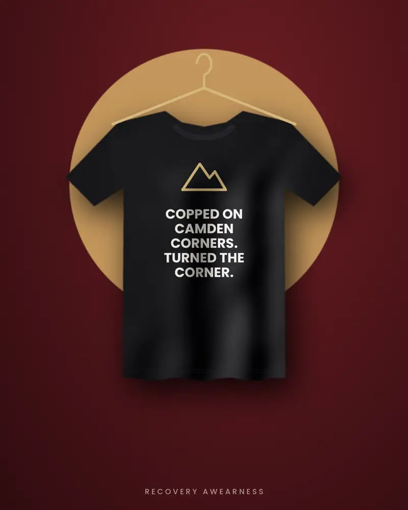 Copped On Camden Corners. Turned The Corner. — black tee