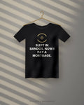 Slept In Bandos. Now I Pay A Mortgage. — black tee
