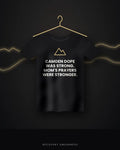 Camden Dope Was Strong. Mom's Prayers Were Stronger. — black tee