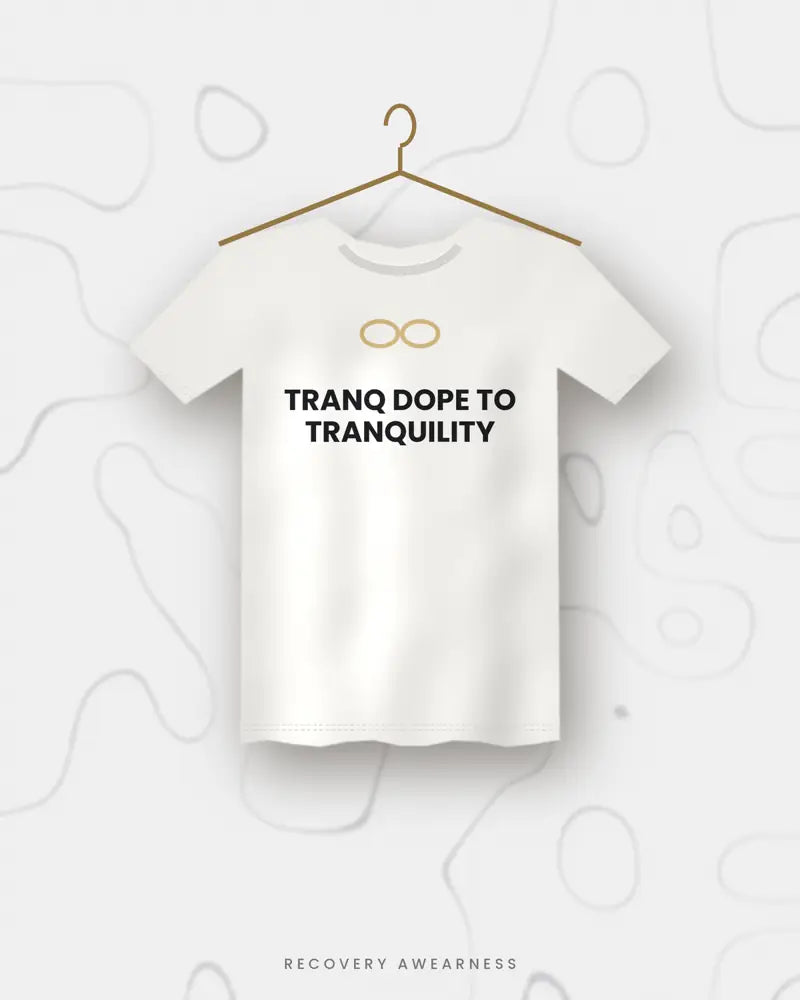 Tranq Dope To Tranquility — white tee
