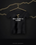 From Blues To Bloom — black tee