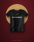 Unscrambled — black tee