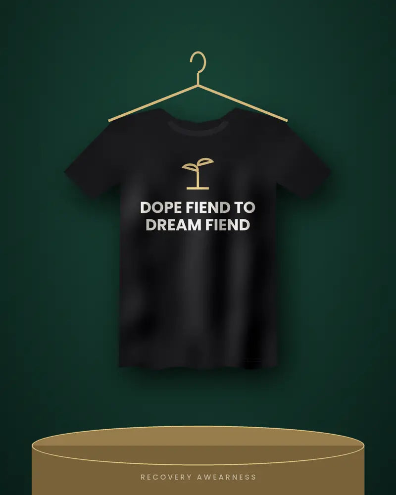 Dope Fiend To Dream Fiend — black tee