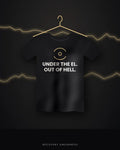 Under The El. Out Of Hell. — black tee