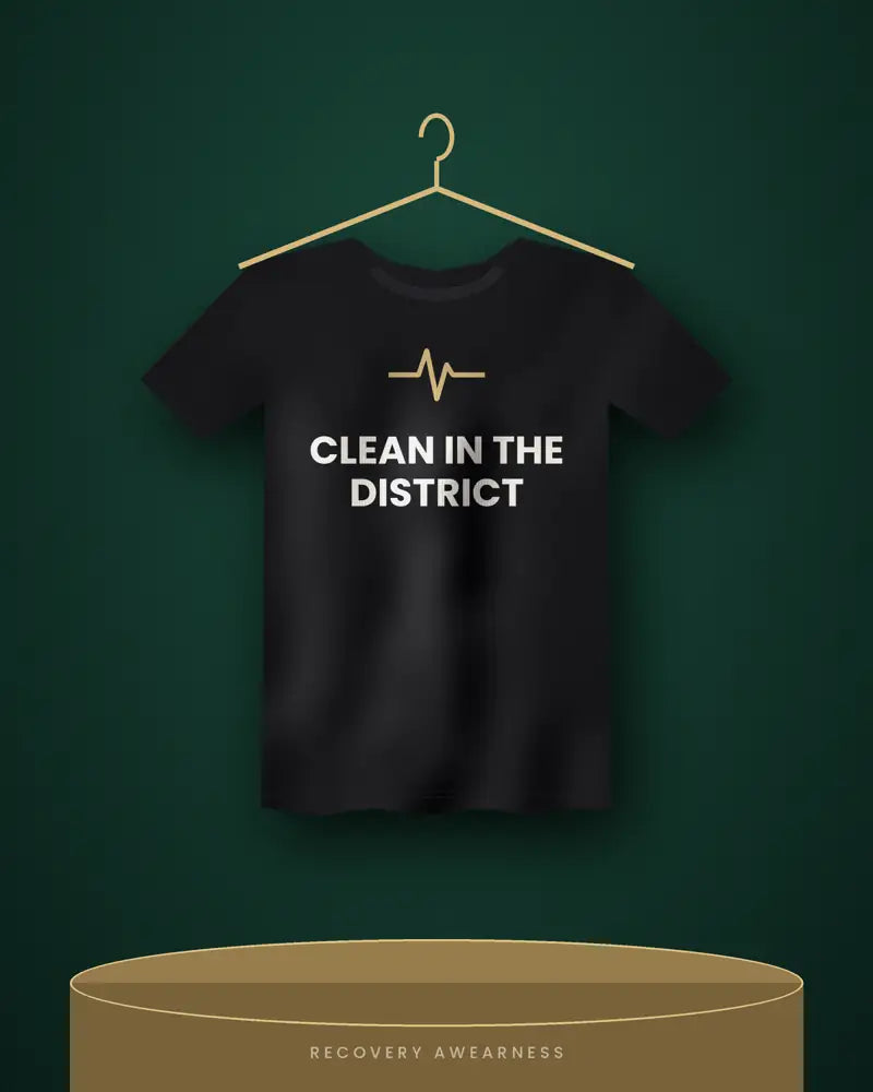 Clean In The District — black tee
