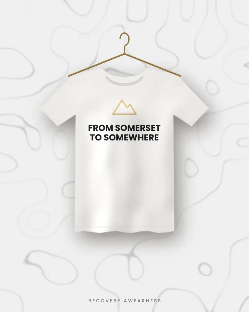 From Somerset To Somewhere — white tee