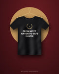 From Mott Haven To Safe Haven — black tee