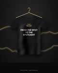 From The Spot To The Spotlight — black tee