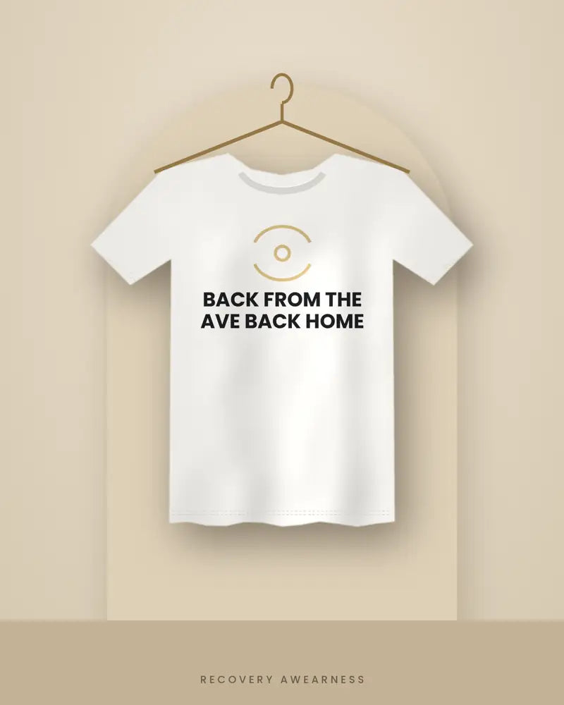 Back From The Ave Back Home — white tee