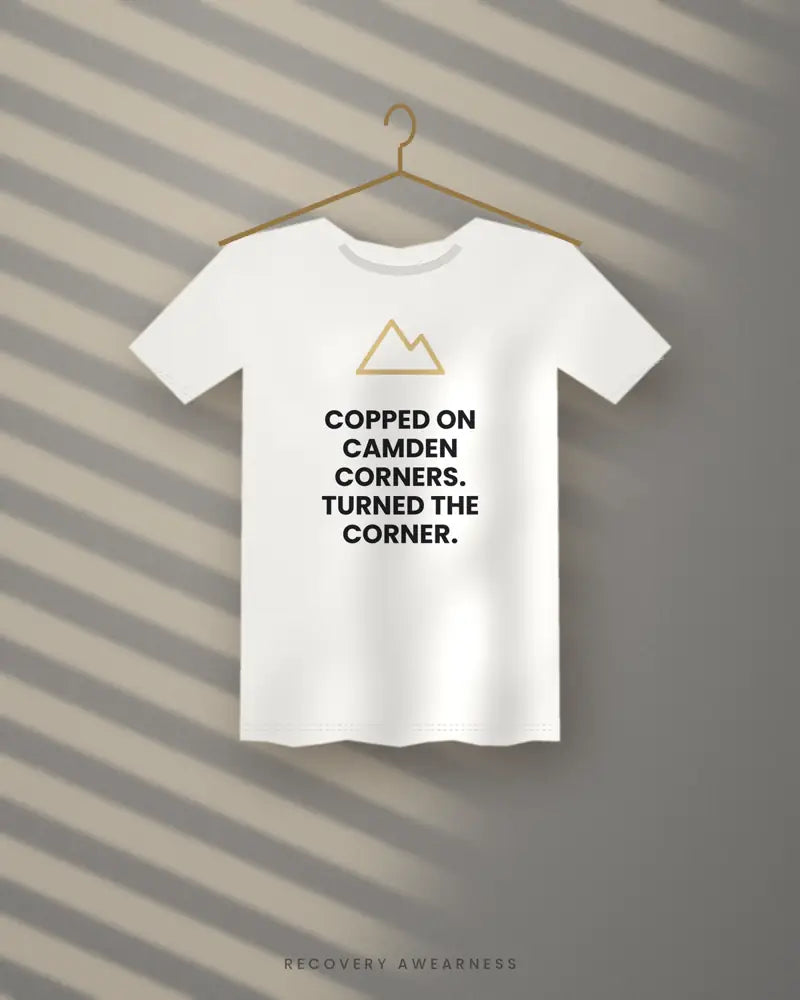 Copped On Camden Corners. Turned The Corner. — white tee